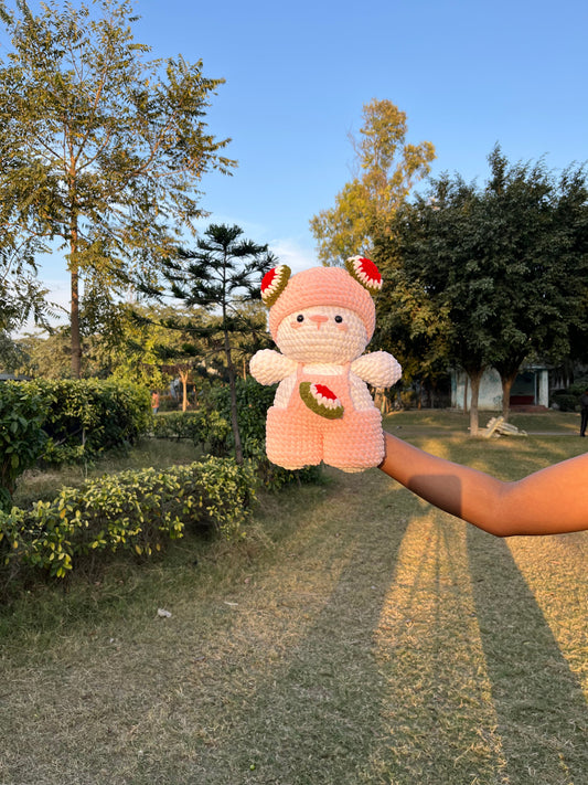 Handmade Bunny Crochet Plush – Soft & Cozy Companion 🐰